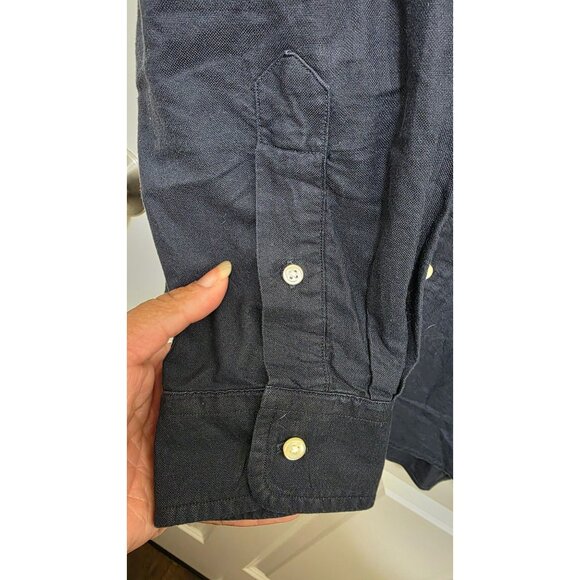 Polo Ralph Lauren Men's Navy Button-Down Shirt Classic Fit Long Sleeve Size XL - Picture 7 of 7